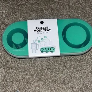 Freezer Mold Tray for Stanley or Stanley type cup with Lid - Green